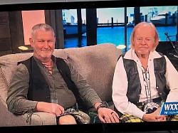 2 Fat TV Stars! Doc and Red McWilliams at WXXV for H&I 2024