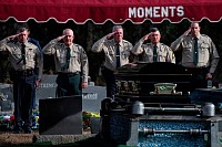 Final Honors are rendered to JCSD Deputy Breshears