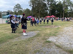 Hub City Highlanders from Hattiesburg perform for the 2024 crowds