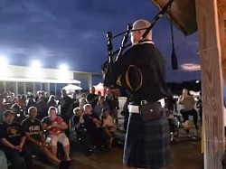 Pensacola Celtic Music Festival, April 2025- the Colonel plays a solo