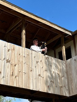 Selma Renaissance fair - piping in the Quality (Queen and King)