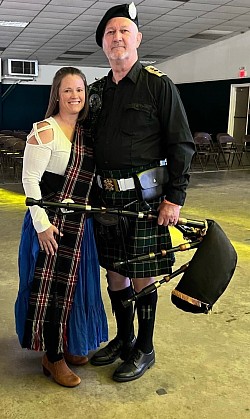 COL Bill and his wife Susan, Pensacola Celtic Festival, Sep 2024