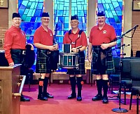 St. John’s Pipes and Drums at Westminster Presbyterian
